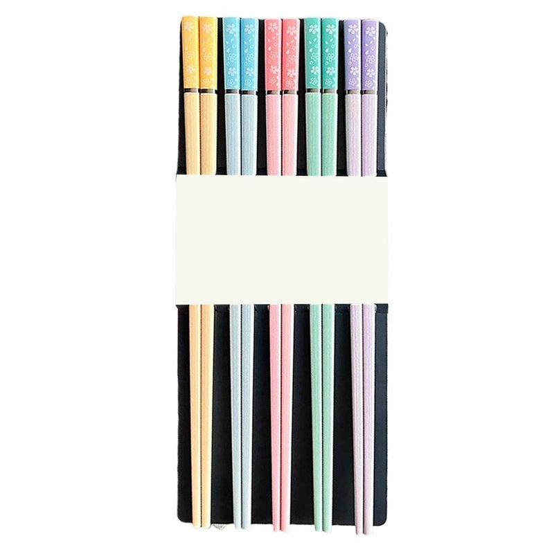 High-quality, aesthetically pleasing kitchen tableware for home use, including individual alloy chopsticks for children.